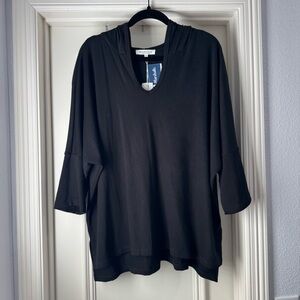 Black Hooded Sweatshirt